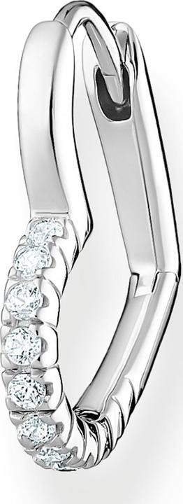 Produktbild Thomas Sabo Einzel Creole Herz mit Weisse Steine Silber (925er Silber)