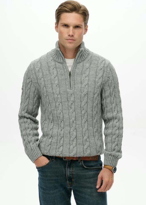 Produktbild Superdry Maglione Mezza Cerniera a Coste Jacob (M)