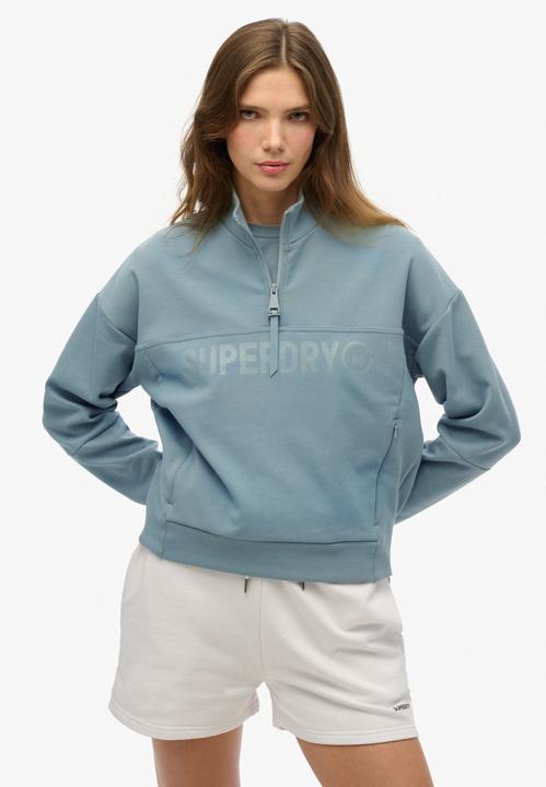 Image du produit Superdry Sweat décontracté à col zippé et logo Active Tech (8)