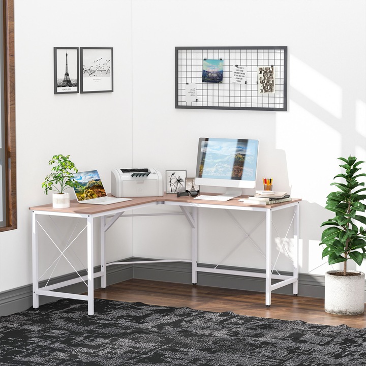 Produktbild Homcom Winkelschreibtisch (150 x 150 x 76 cm)