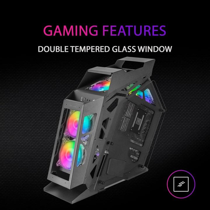 Image du produit Mars Gaming Boitier Mini Tour Micro Atx Mc61 RGB Avec Panneau Vitré (Noir) (mATX, Mini-ITX)