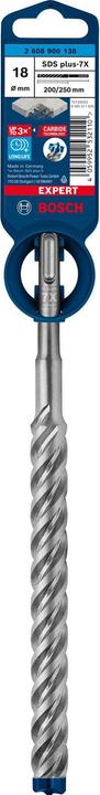 Actual product image Bosch Professional Zubehör EXPERT SDS plus-7X hammer drill, 18 x 200 x 250 mm (18 mm)