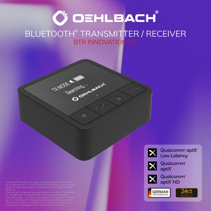 Produktbild Oehlbach BTR Innovation 5.2 Black (Sender & Empfänger)