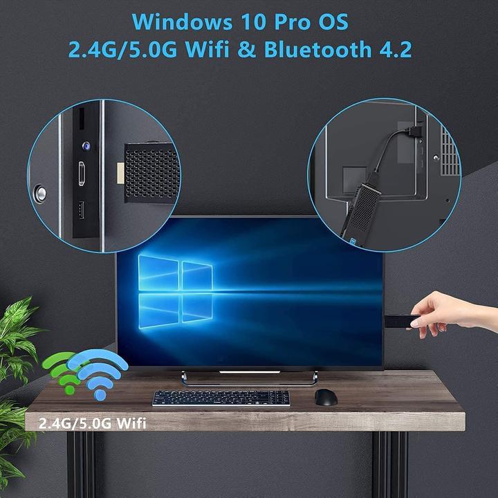 Produktbild Snunmu Mini-PC-Stick (128 GB, 8 GB, Intel Atom x5-Z8350)