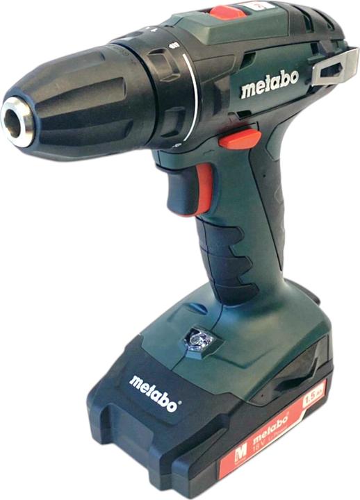 Produktbild Metabo BS 18 Akku Bohrschrauber 18 V 48 Nm ( 602207550 ) + 2x Akku 1,5 Ah + Ladegerät + Koffer (Batteriebetrieb)