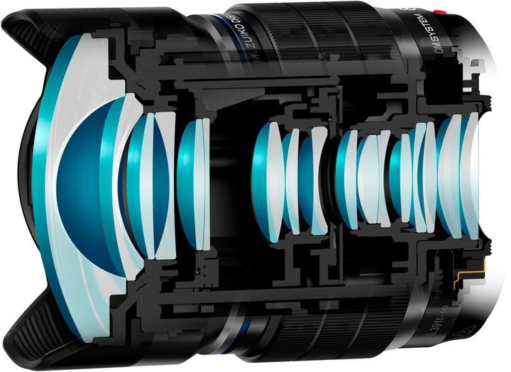Productafbeelding Olympus OM System m.Zuiko PRO 8mm F1.8 FishEye (Micro Vier Derde, Micro Vier Derde)