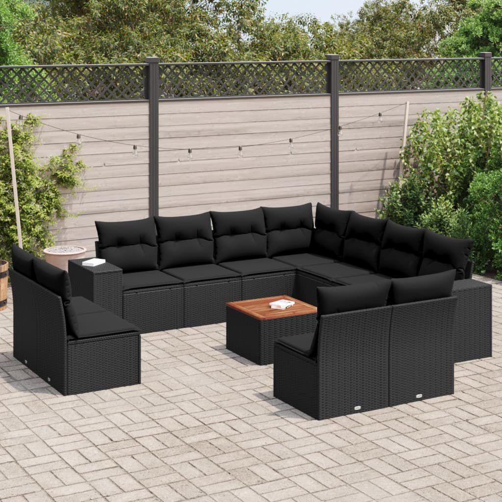Thumbnail - VidaXL, Gartenlounge, 10-tlg. Garten-Lounge-Set mit Kissen