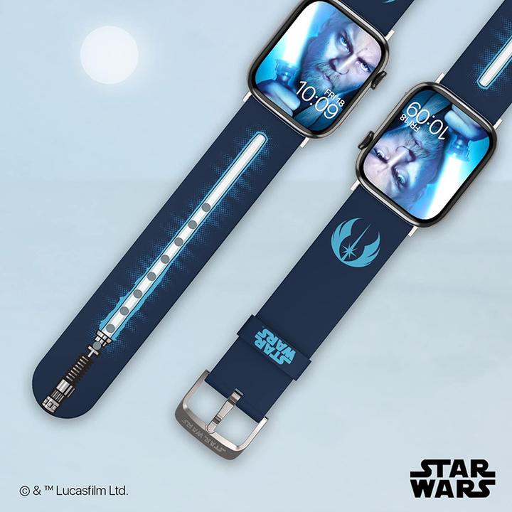 Immagine prodotto Moby Fox Bracciale Smartwatch Star Wars Darth Vader Lightsaber 22 mm (22 mm, Acciaio inossidabile, Silicone)