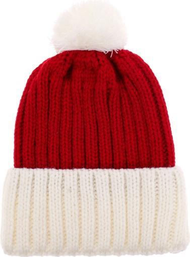 Actual product image Snazzy Santa Beanie Red, White by