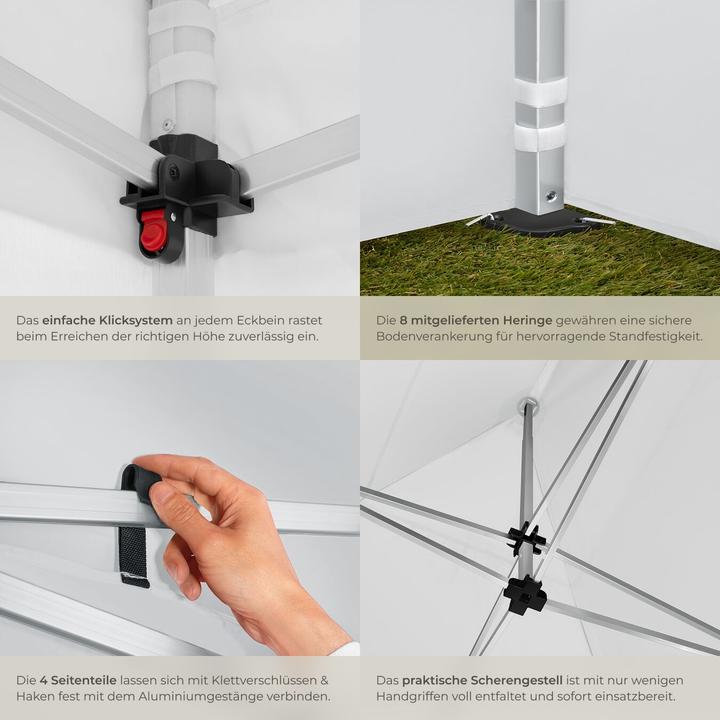 Produktbild tectake Garten-Pavillon (300 cm, 300 cm)