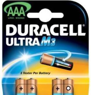 Immagine prodotto Duracell Ultra (4 pz., AAA, 1100 mAh)