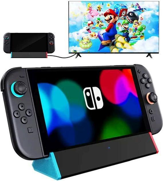 Image du produit MU Classic Nintendo Switch 2 Dock S3 Max HDMI Dockingstation mit USB-C, USB-A und LAN (Switch 2)