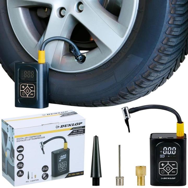 Actual product image Dunlop Digital air compressor