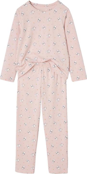 Produktbild Vertbaudet Mädchen Schlafanzug-Set: Cape mit Katzenohren, Shirt & Hose KATZE (146, 152)