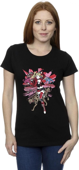 Immagine prodotto Maglietta in cotone con iena Harley Quinn (L)