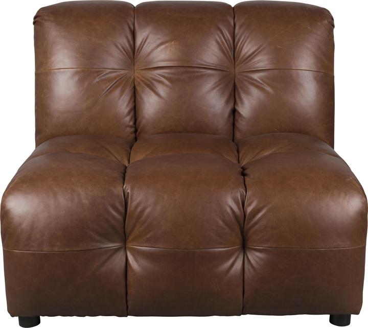 Immagine prodotto Dutchbone Sofa Element Hackman No Arm Leather Chocolate (Divano modulare)