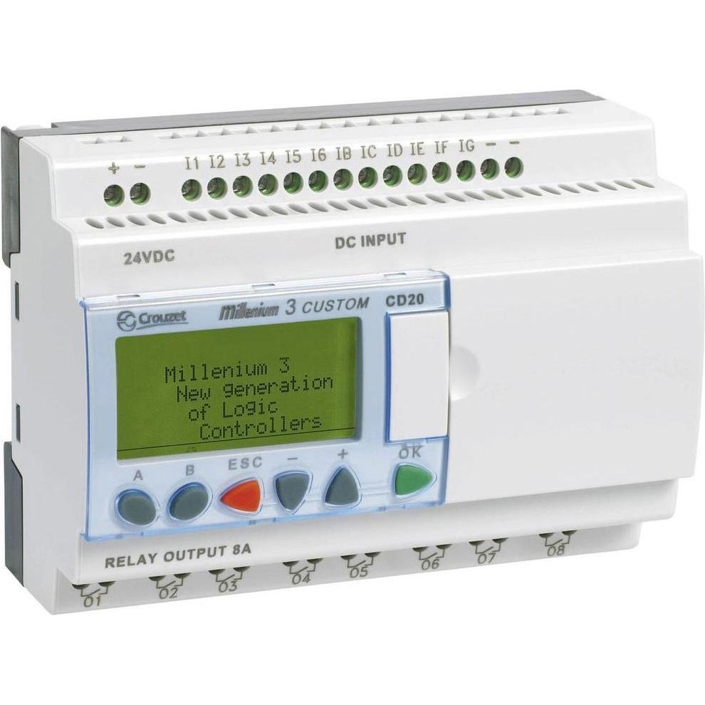 Crouzet Prozessmodul Millenium 3 20I/O 24VDC (88970051)