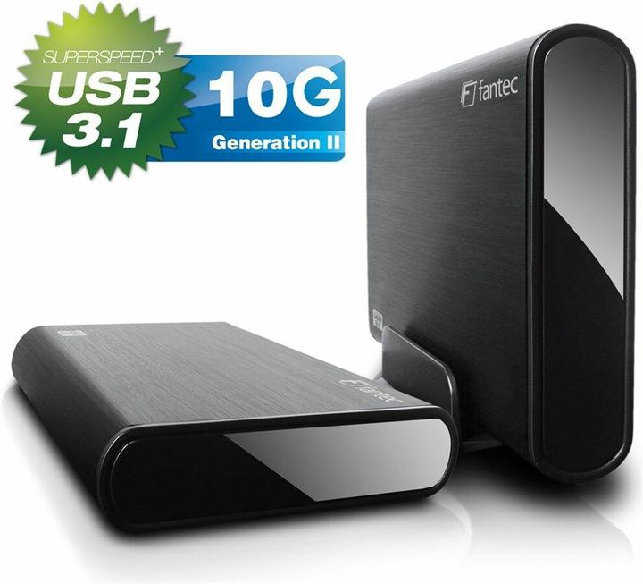 Actual product image Fantec Fantecdb-Alu31 Aluminium Case (3.5")