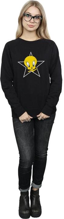 Actual product image Looney Tunes Womens/Ladies Tweety Pie Star Sweatshirt (S)