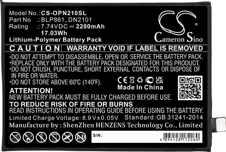 Batteria per Sharp GX15 SH550 GX40 GX30 GX29 GX25 GX17 GX32 GX31 GX30i 950mAh