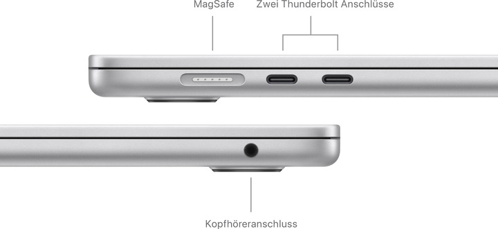 Produktbild Apple MacBook Air – 2024 (15", M3, 16 GB, 256 GB, DE)