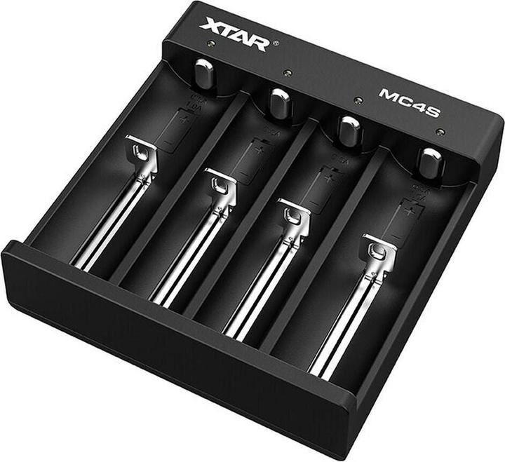 Image du produit Xtar Chargeur MC4S (1 pcs, A, AA / LR6 / LR06 / Mignon / R6 / R14505, AAA / LR03 / Micro / R03 / AM4 / MN2400 / KR03, AAAA / LR61 / LR8D425 / R61 / Mini, C, D)