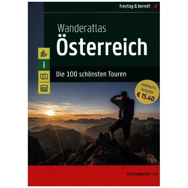 Freytag Berndt Wanderatlas. Österreich, Landkarte