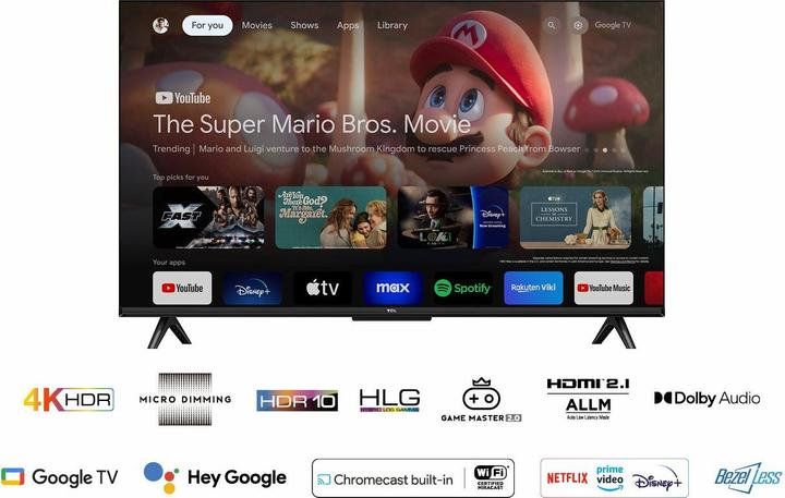 Actual product image TCL 43P61B (43", LED, 4K)