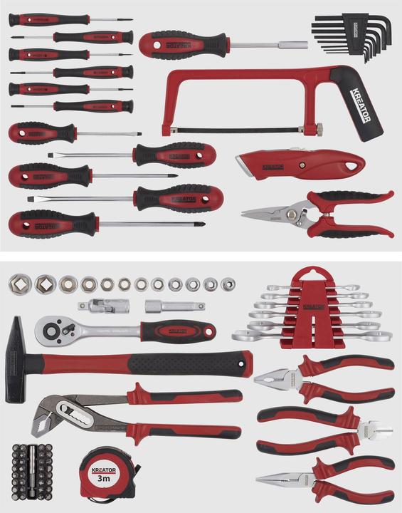 Actual product image Kreator Toolbox (83 pieces)