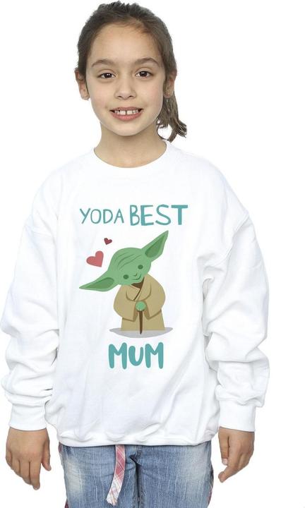 Produktbild Star Wars Yoda Best Mum Sweatshirt Mädchen (128)