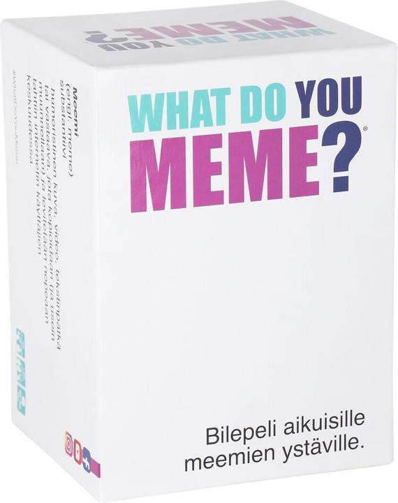 Actual product image Martinex Peliko 40861956 board/card game What Do You Meme? 90 min Party (Finnish)