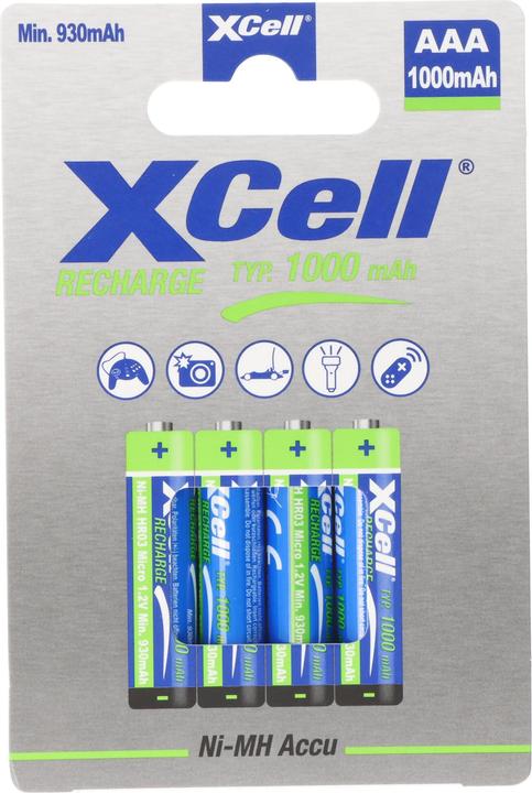 Produktbild XCell ni-mh einzelzelle 1,2 volt 1000 mah (1000 mAh)