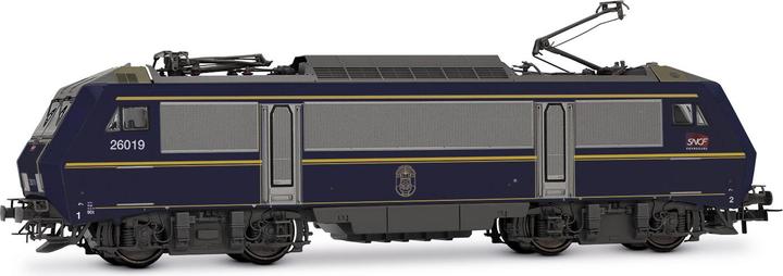 Jouef SNCF elektrische Zweisystemlokomotive BB 26019 dunkelblau Trains Spéciaux Ep. VI (Piste H0)
