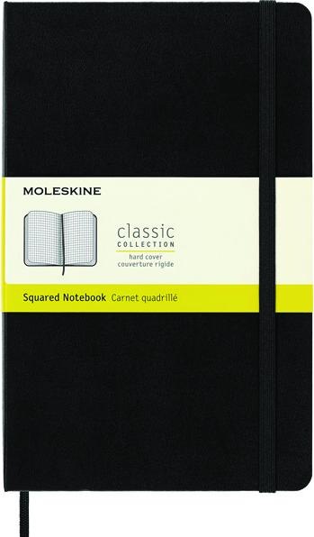 Image du produit Moleskine Carnet Classic Large (A5, Quadrillé, Couverture rigide)