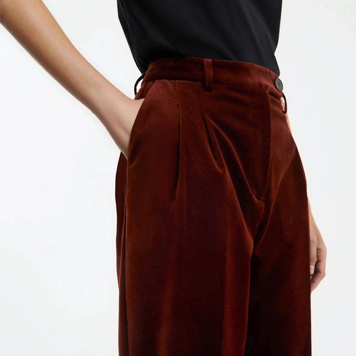 Actual product image La Redoute Collections Zigarettenhose mit Abnähern (48)