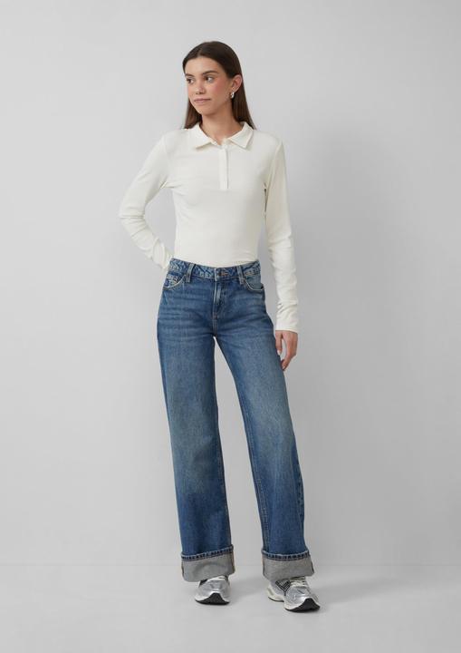 Immagine prodotto S.Oliver Jeans-Hose Jeans Catie / Slim Fit / Mid Rise/ Wide Leg / mit Umschlag (W44/L30)
