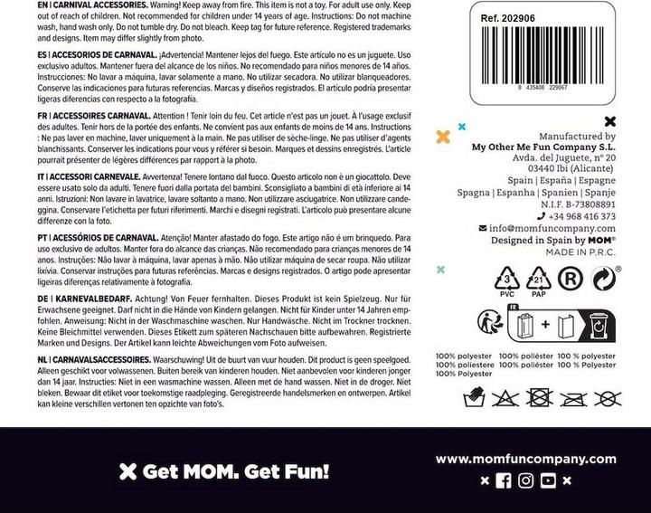 Nutritional values and ingredients My Other Me False beard