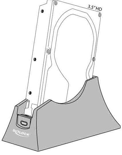 Image du produit Delock 61858 Station d'accueil SATA HDD USB3.0