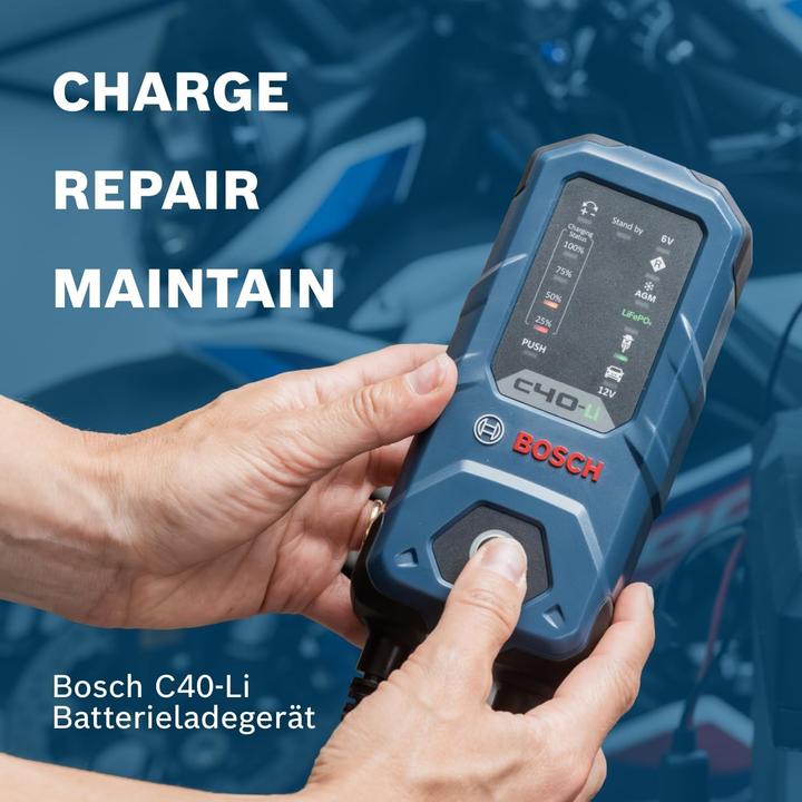 Actual product image Bosch Automotive C40-LI charger (5 A)