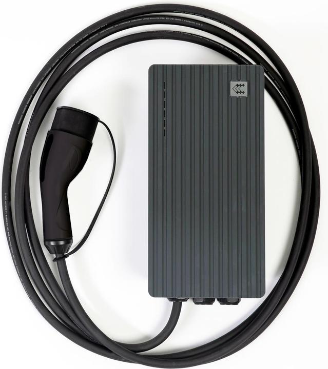 Produktbild Teltonika Energy TeltoCharge 22kW Typ 2, 5m, WLAN/LAN/BT - Slate grey (Typ 2, 22 kW, 32 A)