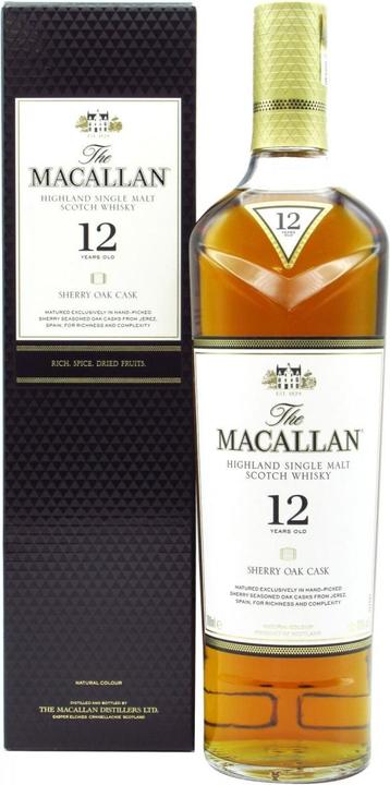 Immagine prodotto Macallan 12 anni (Single Malt, Whisky scozzese, 1 x 70 cl)