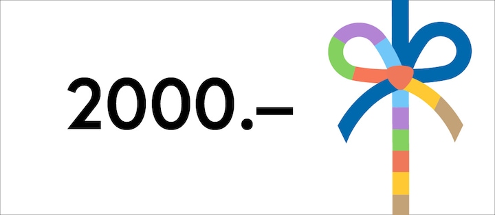 Digital voucher for CHF 2000.–