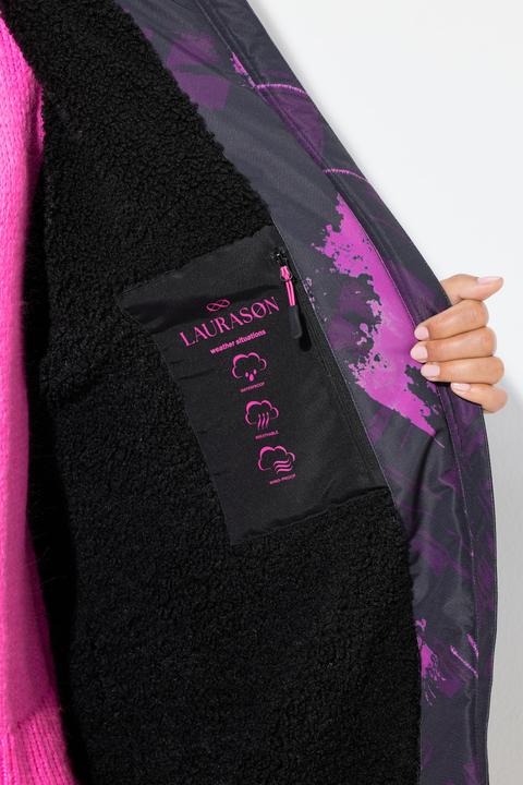 Produktbild Laurasøn Funktionsmantel mit Druck, oversized, Teddyfutter, Kapuze