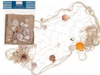 Actual product image Widmann Deco Fish Net With Shells (1 pcs.)