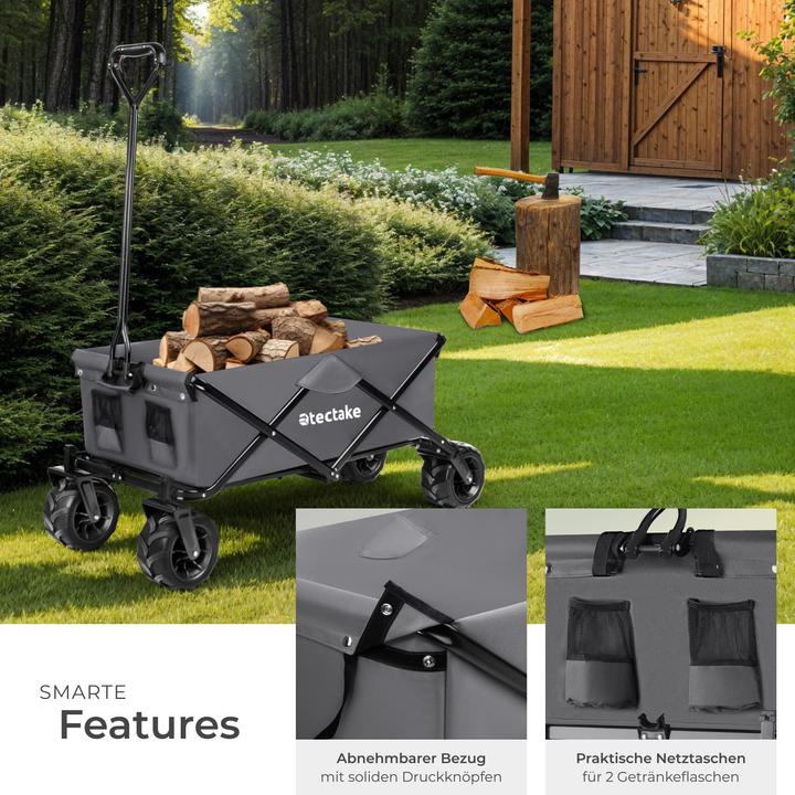 Image du produit tectake Chariot de jardin tout-terrain