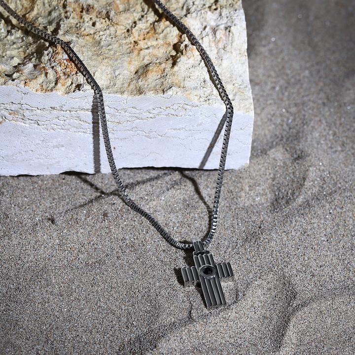 Immagine prodotto Morellato Collana da uomo in acciaio Cross Urban SABH28 (Acciaio inossidabile, 50 cm)