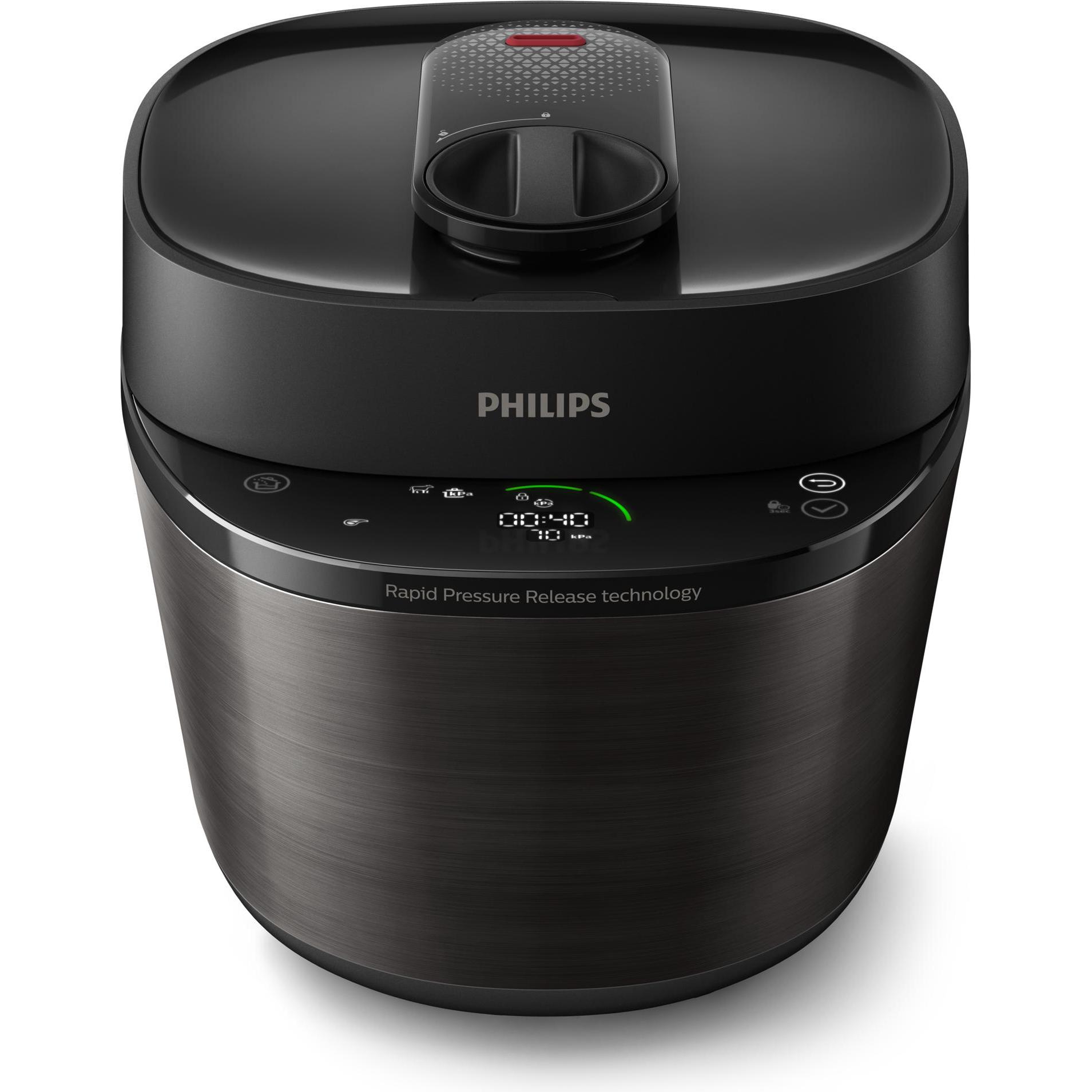Philips HD 2151/40, Fritteuse, Schwarz