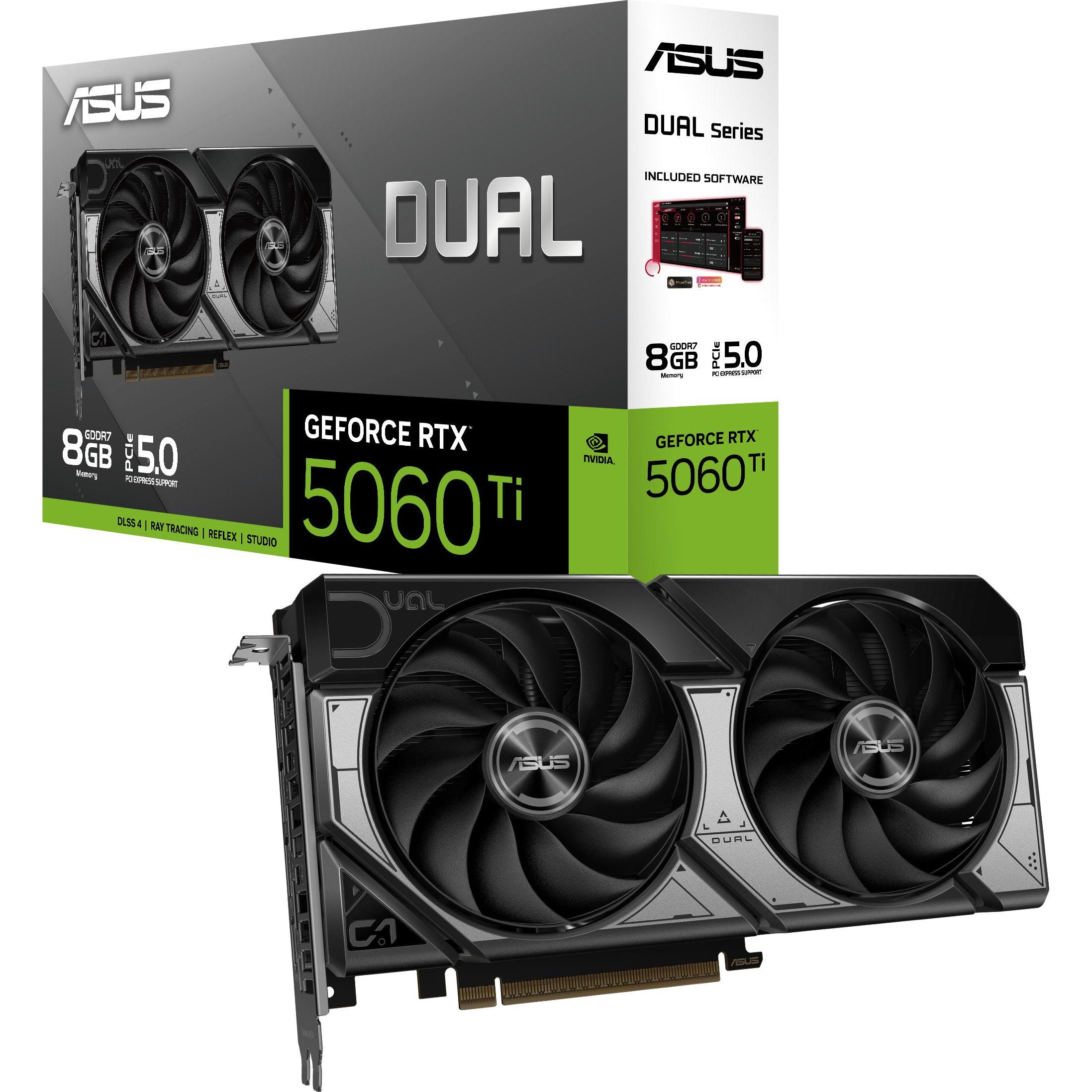 ASUS DUAL RTX 5060 TI 8GB (8 GB), Grafikkarte