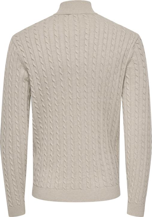 Produktbild Only & Sons Onsloui Reg 12 Cabel Half Zip Knit Noos (XS)
