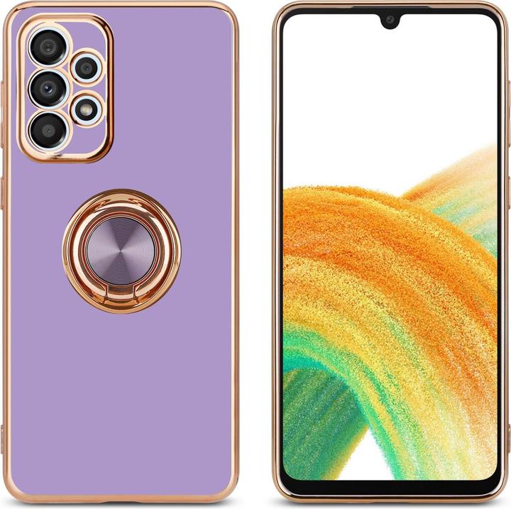 Produktbild Cadorabo Hülle für Samsung Galaxy A33 5G im TPU mit Kameraschutz und Ring LM089 Style (Samsung Galaxy A33 5G)